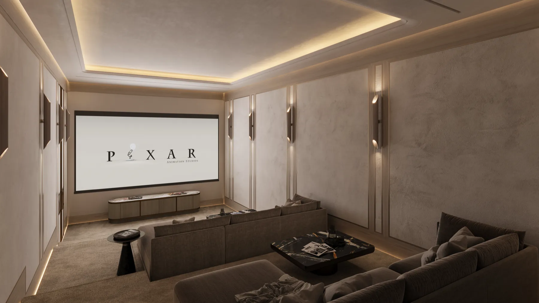 Penthouse · Salle de cinéma privée