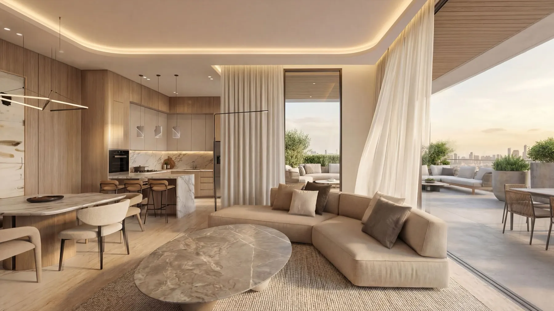 Homes within the landscape · Vue d'ensemble