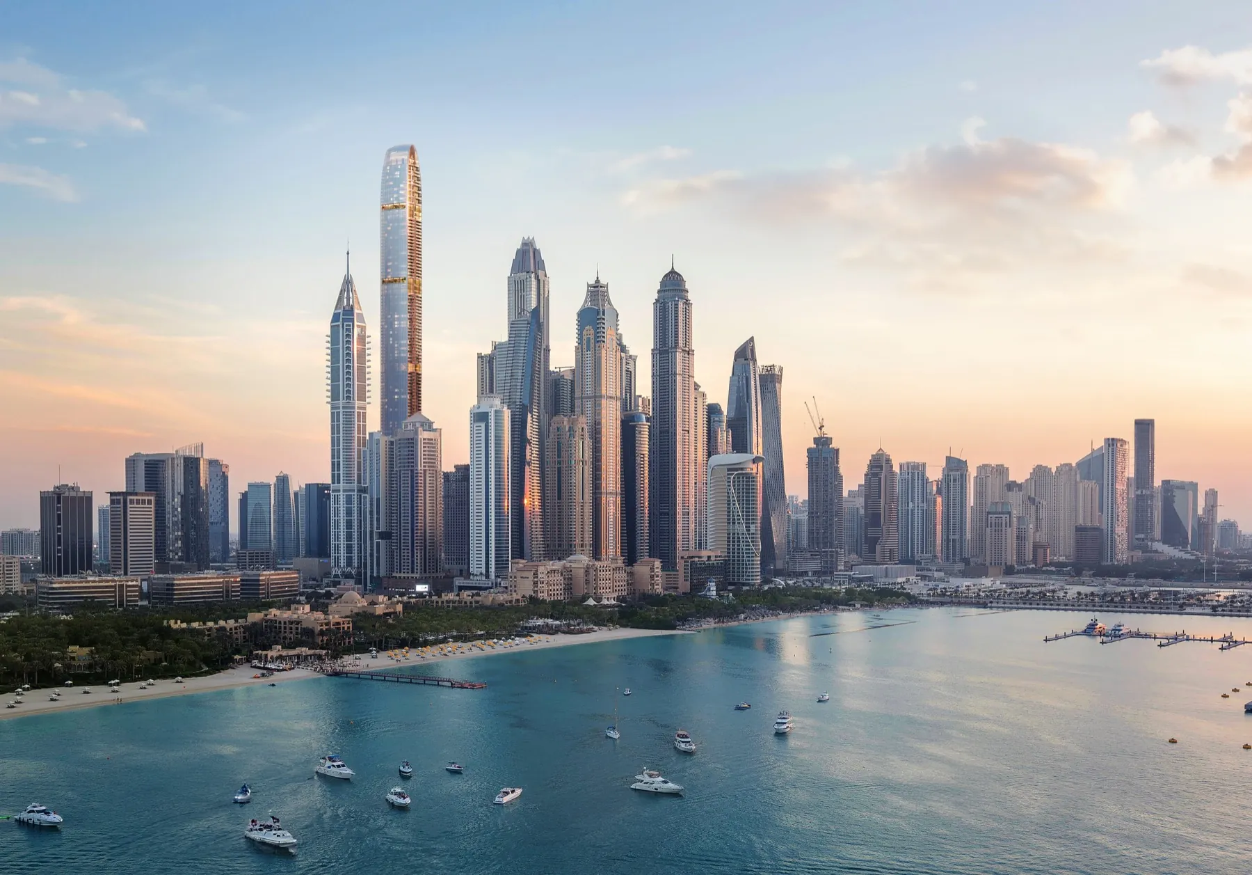 Skyline de Dubai Marina